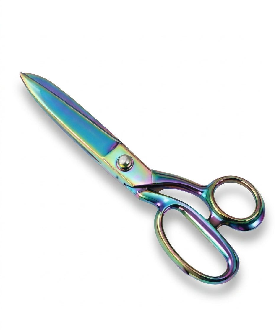 Tailor Scissors T-111 – Rainbow Finish Fabric Shears