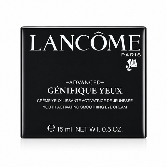 Lancome Advanced Génifique Yeux eye cream packaging on a white background